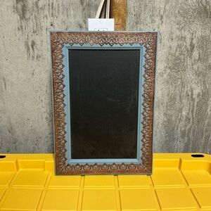 Studio Decor Indigo Luxe Ornate Blue Bronze MDF Chalkboard
